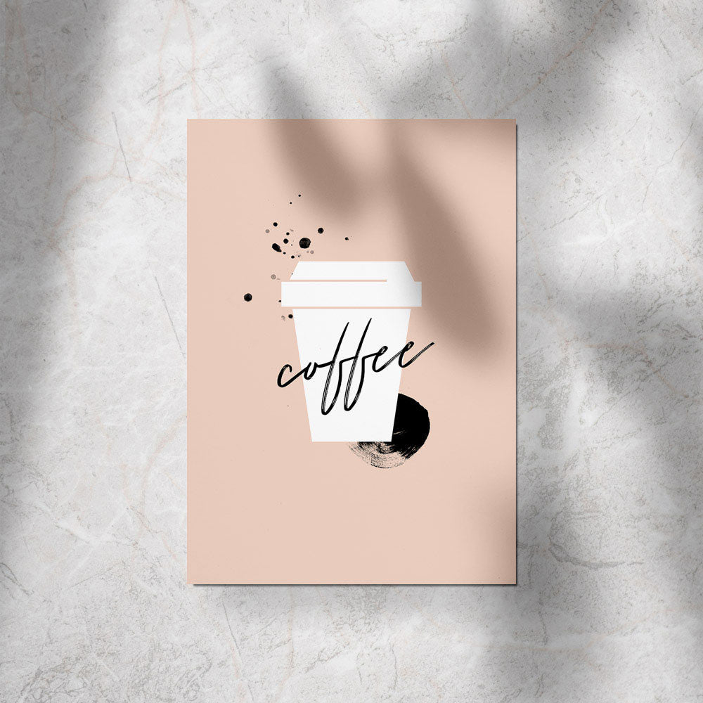Coffee - Wall Art Quadro Para Impressão
